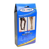 ITA-MED Firm Compression Sheer Thigh High Stockings, thumbnail image 5 of 5