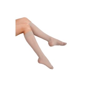 ITA-MED Sheer Compression Knee High Stockings, Nude, Medium - CVS Pharmacy
