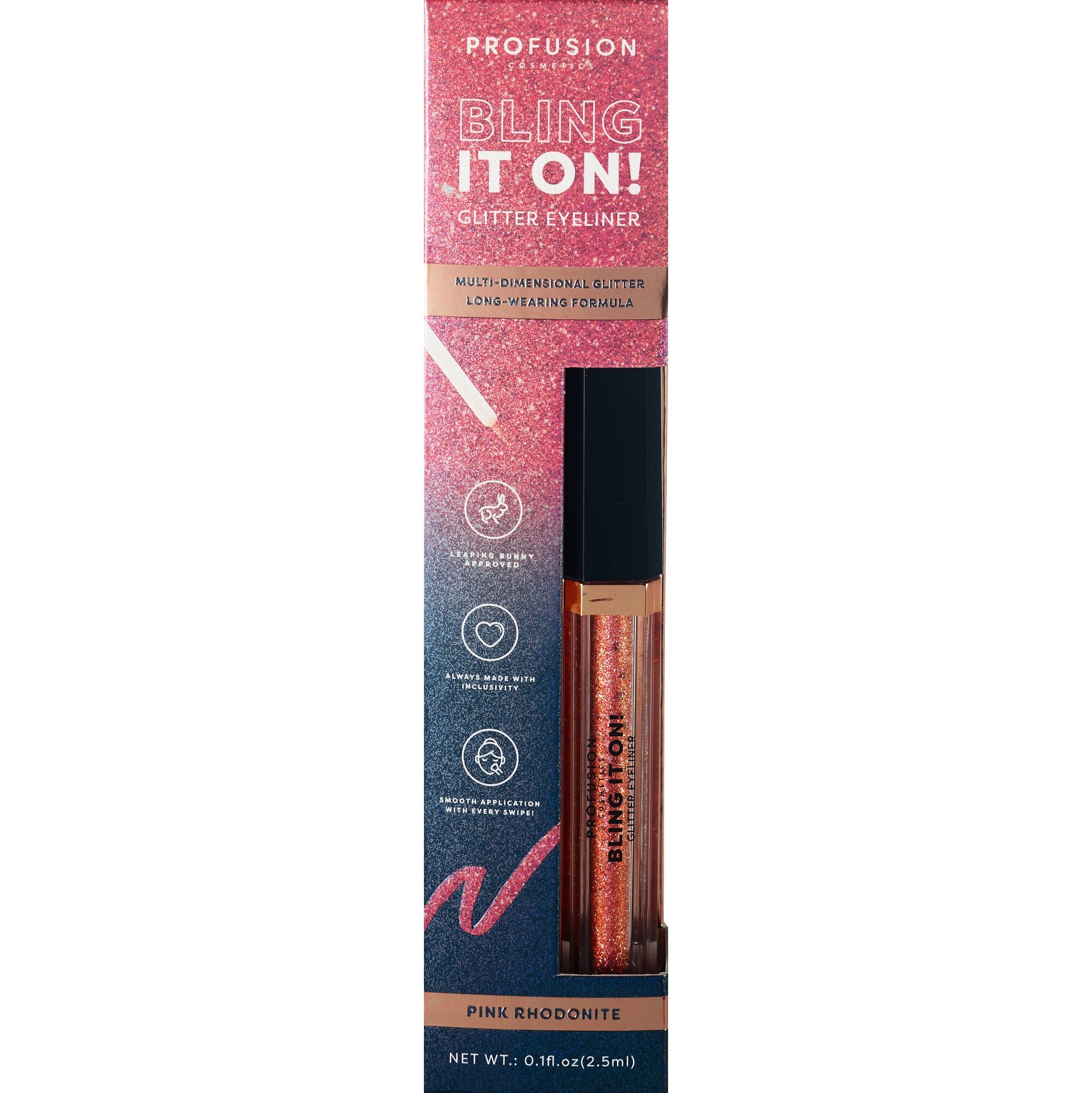 Profusion Cosmetics Bling It On Liquid Eyeliner, Pink Rhodonite, 0.1 Oz - 0.8 Oz , CVS