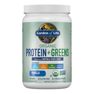 Garden of Life Organic Protein + Greens Protein Powder