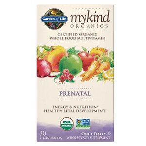 Garden of Life mykind Organics Prenatal Once Daily Multivitamin, 30CT