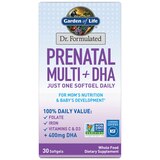 Garden of Life Dr. Formulated Prenatal Multi + DHA  Softgels, 30 CT, thumbnail image 1 of 4