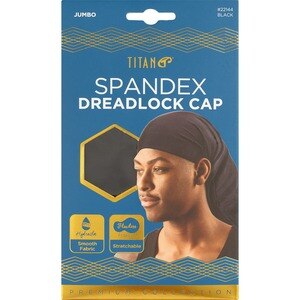 Titan Classic Titan Premium Collection Jumbo Spandex Dreadlock Cap, Black, 1 Ct , CVS