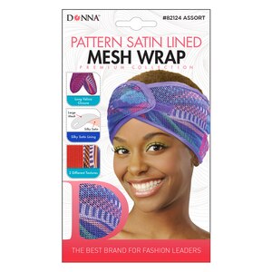 wrap mesh satin lined donna pattern cvs
