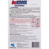 Be Koool Migraine & Fever Cooling Gel Sheets, 4 CT, thumbnail image 2 of 2