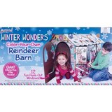 ArtSkills Winter Wonders Color-Your-Own Reindeer Barn, thumbnail image 2 of 3