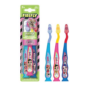 Firefly LOL Toothbrush With Cap, 3 Ct , CVS