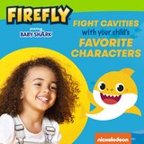 Firefly Kids' Anti-Cavity Natural Fluoride Toothpaste, Baby Shark, Bubble Gum Flavor, ADA Accepted, 4.2 OZ, thumbnail image 4 of 9