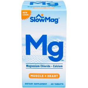 SlowMag - Cloruro de magnesio en tabletas, 60 u.