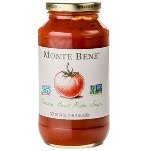  Monte Bene Tomato Basil Pasta Sauce, 24 OZ 