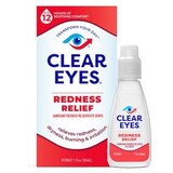 Clear Eyes Redness Relief Eye Drops, 1 OZ, thumbnail image 1 of 5
