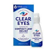 Clear Eyes Contact Lens Multi-Action Relief Eye Drops, .5 OZ, thumbnail image 1 of 5