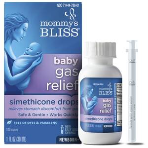 Mommy's Bliss - Gotas de simethicone para el alivio de gases, 1 oz