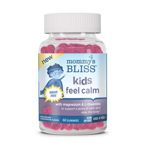 Mommy's Bliss Kids Feel Calm Gummies, Raspberry Lemonade Flavor, 60 CT