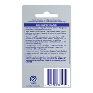 Durex Air Condoms, Extra Thin, Transparent Natural Rubber Latex Condoms ...