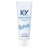 K-Y Natural Feeling Water Based Personal Lubricant with Hyaluronic Acid, 3.38 OZ, thumbnail image 1 of 8