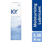 K-Y Natural Feeling Water Based Personal Lubricant with Hyaluronic Acid, 3.38 OZ, thumbnail image 3 of 8