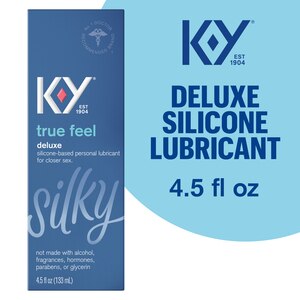 K-Y True Feel Premium Silicone Lubricant, 4.5 Oz , CVS