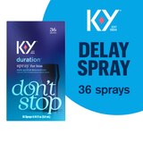 K-Y Duration Male Genital Desensitizer Spray, 36 Sprays, thumbnail image 3 of 8