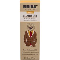 Brisk Grooming - Aceite para barba, Citrus, 1.7 oz