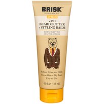 Brisk Grooming - Crema + bálsamo para barba 2 en 1, Citrus, 4 oz