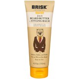 Brisk Grooming 2-in-1 Beard Butter & Styling Balm, Citrus, 4 OZ, thumbnail image 1 of 2