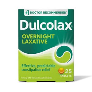 Dulcolax Stimulant Laxative Tablets, Overnight Relief, 25 Ct , CVS