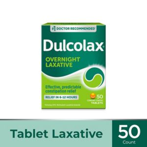 Dulcolax Stimulant Laxative Tablets, Overnight Relief, 50 Ct , CVS