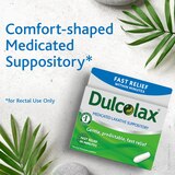 Dulcolax, Gentle and Predictable Fast Relief Laxative Suppositories, thumbnail image 4 of 7