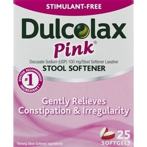  DulcoEase Pink Stool Softener Softgels 