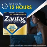 Zantac 360 Maximum Strength Heartburn Prevention and Relief Tablets, thumbnail image 5 of 9