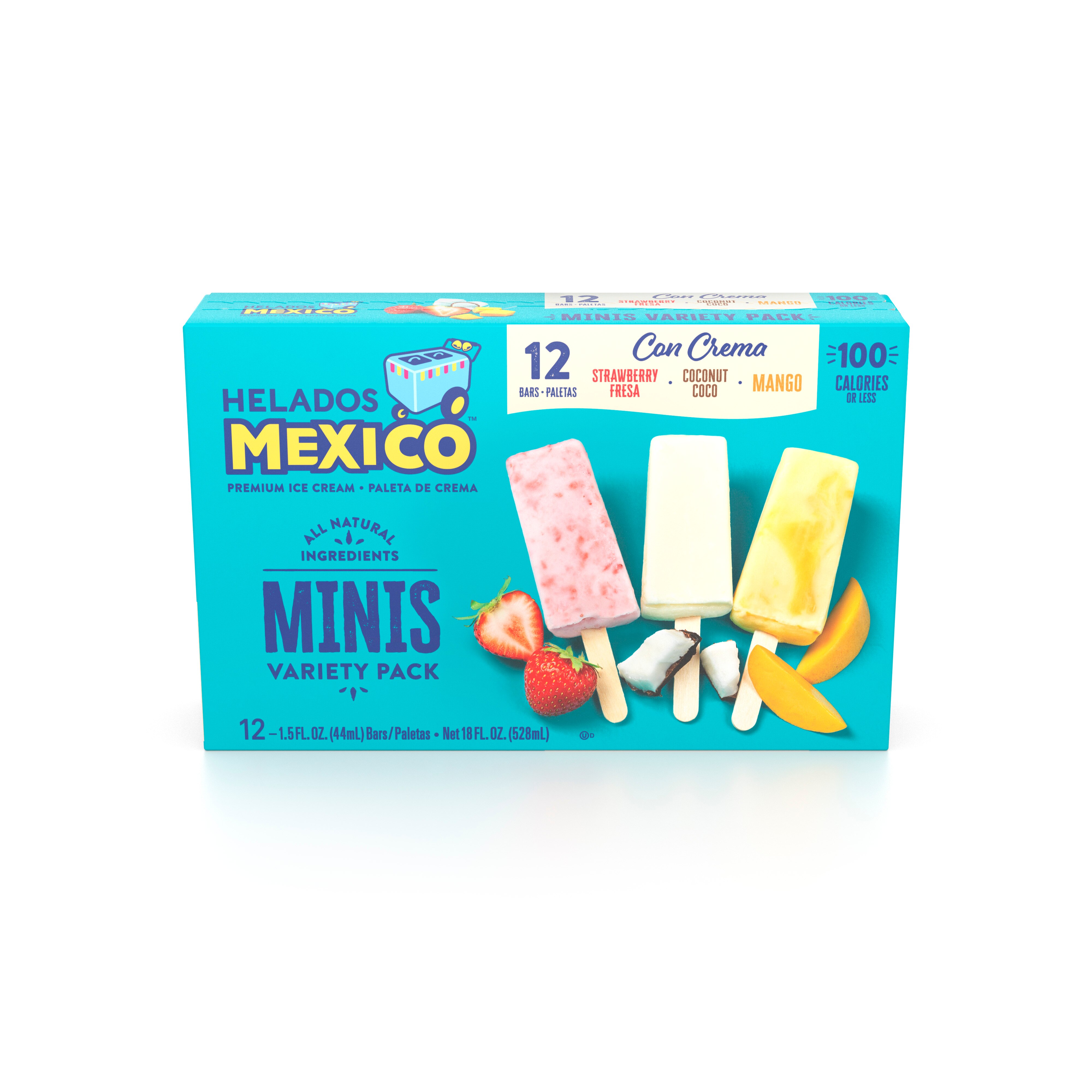 Helados Mexico Mini Cream Paletas, 12 Ct, 18 Oz , CVS