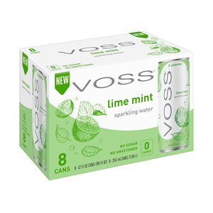 VOSS Lime Mint Sparkling Water, 12 fl oz, 8 Pack | Pick Up In Store TODAY  at CVS