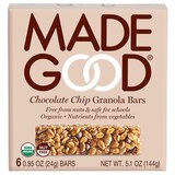Made Good Chocolate Chip Granola Bars, 6 ct, 5.1 oz, thumbnail image 1 of 3