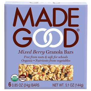 Made Good Mixed Berry Granola Bars, 6 Ct, 5.1 Oz - 0.85 Oz , CVS