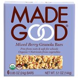 Made Good Mixed Berry Granola Bars, 6 ct, 5.1 oz, thumbnail image 1 of 3