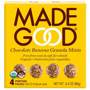 Made Good Chocolate Banana Granola Minis, 4 Ct, 3.4 Oz - 0.85 Oz , CVS