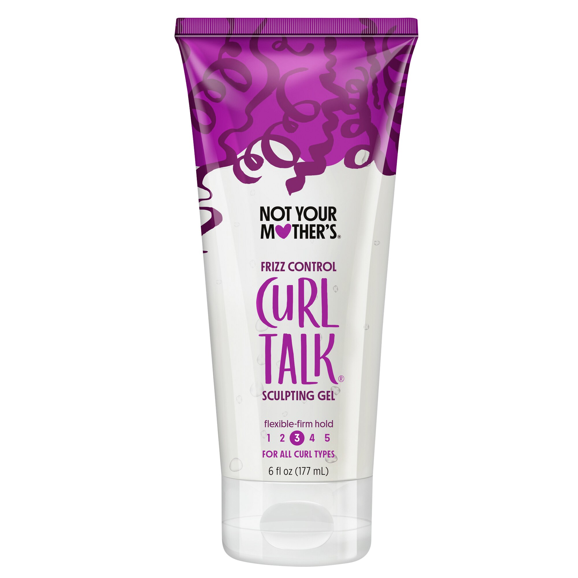 Not Your Mother's Curl Talk - Gel modelador para control de la estática, 6 oz