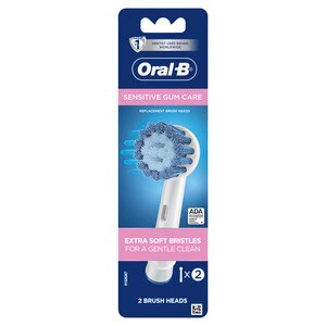 Oral-B Sensitive Electric Toothbrush Replacement Brush Head for Kids, 2 count