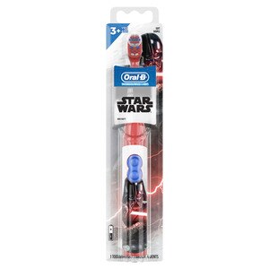 Oral-B Kid's Battery Toothbrush featuring STAR WARS, Soft Bristles, for Kids 3+