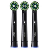 Oral-B CrossAction Electric Toothbrush Replacement Brush Head Refills, Black, 3/Pack, thumbnail image 2 of 9