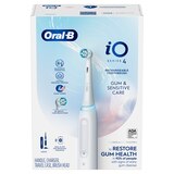 Oral-B iO Series 4 Gum & Sensitive Care Electric Toothbrush, White, thumbnail image 2 of 9