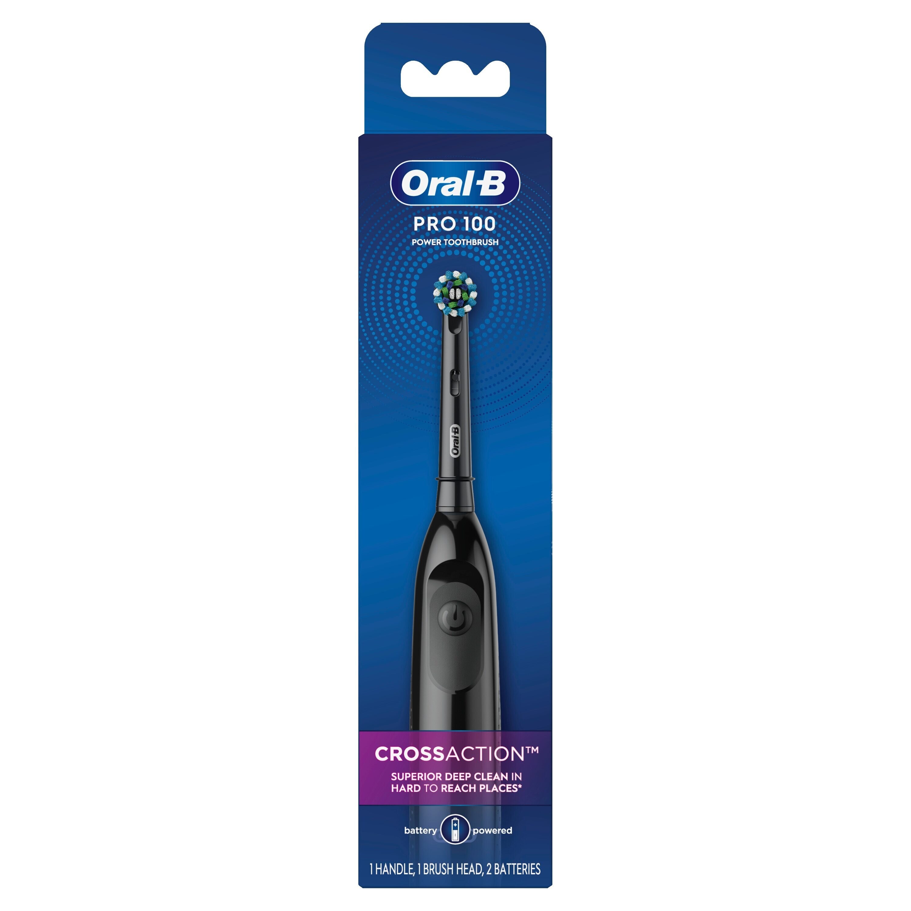 Oral-B Pro-Health Clinical, Superior Clean, Battery Powered Toothbrush, Black , CVS