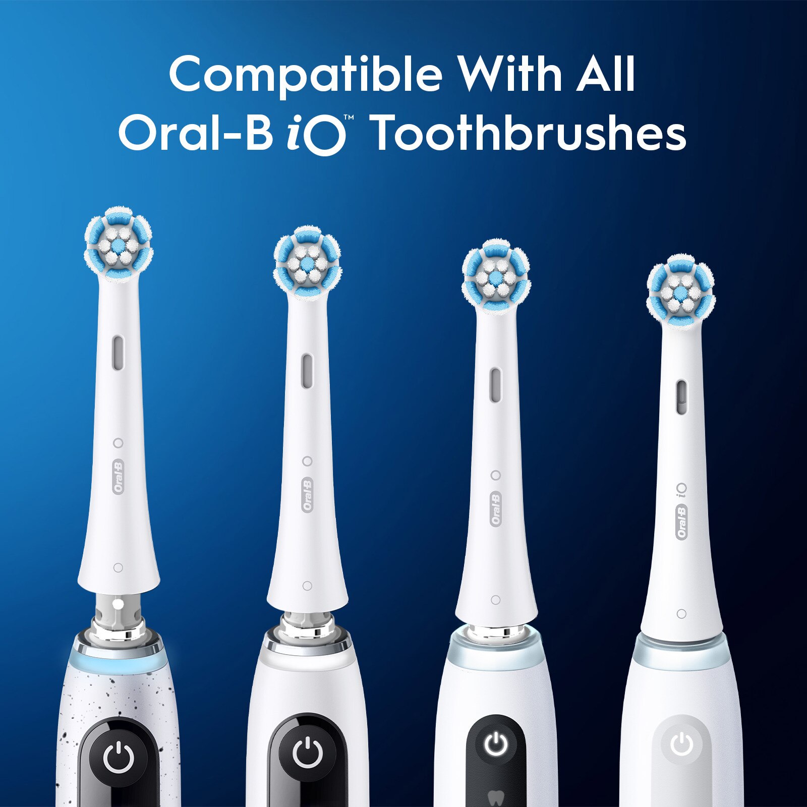 Oral-B iO Gentle Care Replacement Brush Heads, White, 2 CT | Pick Up In  Store TODAY at CVS