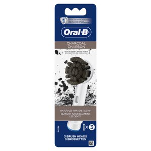 Oral-B Charcoal Electric Toothbrush Replacement Brush Heads Refill, 3 CT
