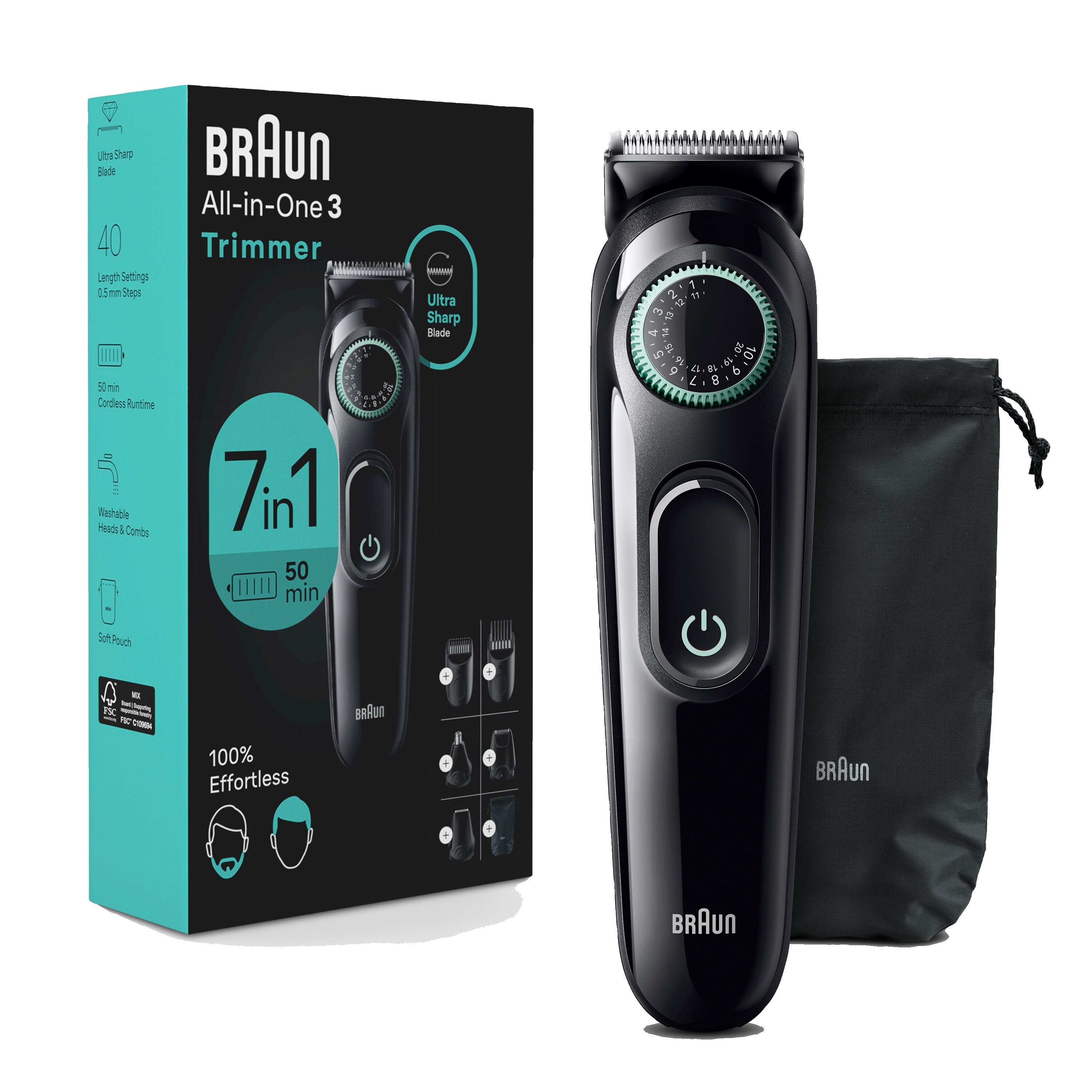 Braun Series 3 Rechargeable All-in-1 Trimmer , CVS