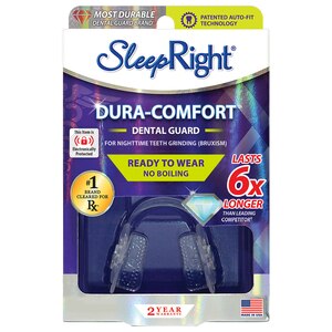 SleepRight Dura-Comfort Dental Guard for Nighttime Teeth Grinding, Bruxism