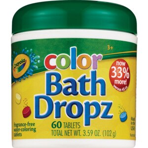 Crayola Color Bath Dropz, 60 Tablets - 60 Ct , CVS