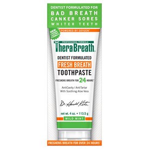 TheraBreath Dentist Formulated Fresh Breath Toothpaste, 4 OZ