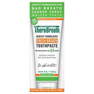 TheraBreath Fresh Breath Anticavity Toothpaste With Soothing Aloe Vera, Mild Mint, 4 Oz , CVS